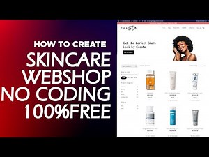 Create a FREE WordPress Ecommerce Website In Elementor For A Skincare shop in WordPress & Woostify