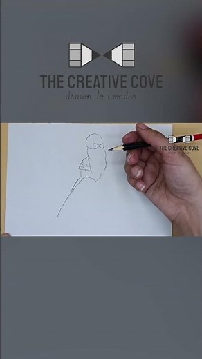 How to draw a Girl with Moon - pencil sketch / A girl with butterfly drawing tutorial for beginners