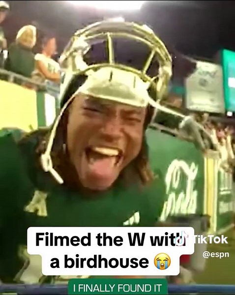 USF Football Birdhouse Moment