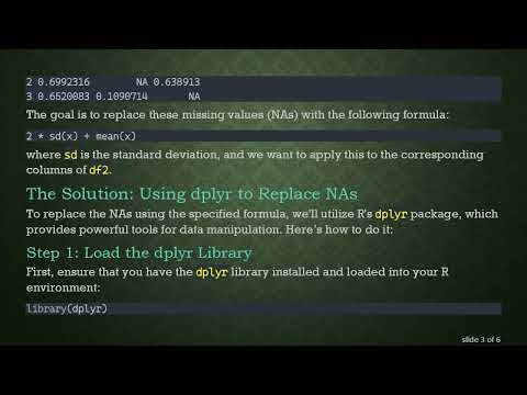 How to Change Specific Places in a Data Frame Using R's dplyr Package