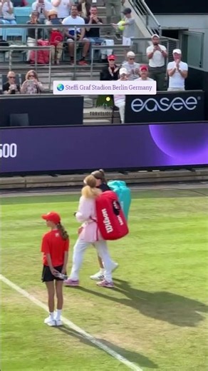 GOAT Serena Williams with Karolína Muchová Stepping onto the Court Steffi Graf Stadion | Berlin Open
