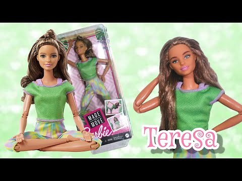 BARBIE MADE TO MOVE YOGA DOLL TERESA | Unboxing & Review [ENG Sub]