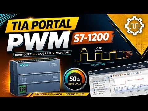 How to Use PWM in TIA Portal (S7-1200) | Step-by-Step Tutorial