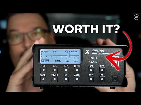 This is the Xiegu GPA100! A 100 Watt HF Amplifier Which Includes Bluetooth