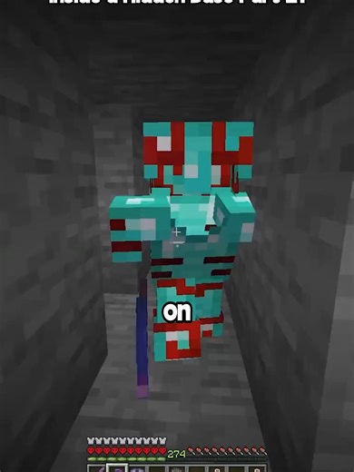 I Survived 100 Days Inside a Hidden Base Part 21 #fyp #minecraft #spoke