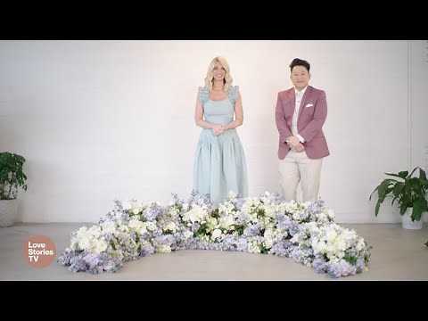 Easy & Affordable Wedding Ceremony Arch Tutorial on ‪@LoveStoriesTV‬ Episode 2 of Love in Bloom