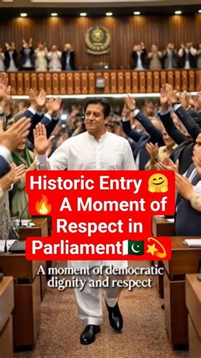 Historic Entry 🤗🔥 A Moment of Respect in Parliament🇵🇰💫