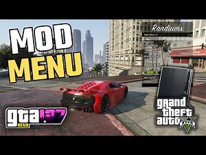 GTA 5 COMO INSTALAR MOD MENU SPRX RANDIUMS PS3
