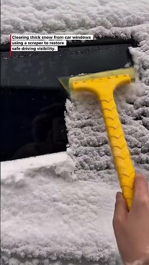 Car Window Scraper / Ice & Snow Scraper