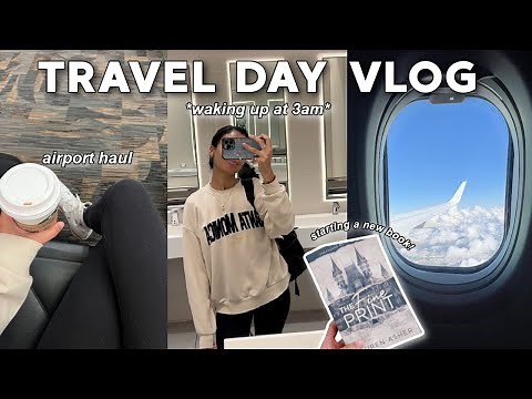 TRAVEL DAY VLOG ✈️ (6am flight, airport haul, current read & more!) ~AIRPORT VLOG 2022~