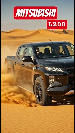 Mitsubishi Triton / L200 2026 Black Beast | Ultimate Desert Pickup Rear View #suv2026 #mitsubishi