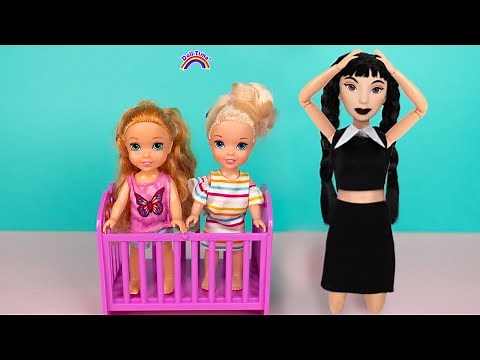 Elsie and Annie - Strict Teacher is the Babysitter!