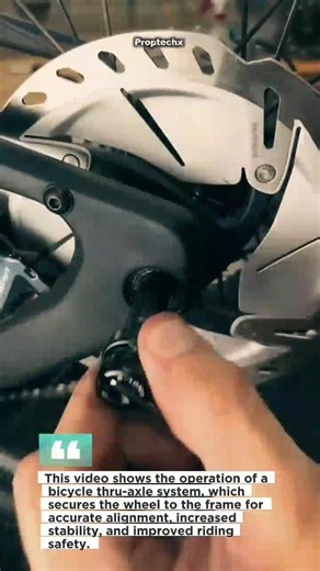 How a Bicycle Thru-Axle Locking System Works #CyclingTech #BikeMaintenance #MTB