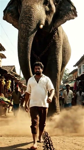 😱🔥No One Believed This Was Real… Giant Elephant in Village Market 😱