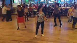Saturday night line dancing at Prospector's in Mount Laurel NJ with DJ Paul Zagarella and instructor Nate Golden The dance is Around The Fire choreographed by Kate Sala, Chrystel Durand, Darren Bailey, and Guillaume Richard. Music is Old Country Barn by James Johnston. #linedancing #linedance #dancereels #aroundthefire #countrymusic | Dora and Gary's Line Dancing Page