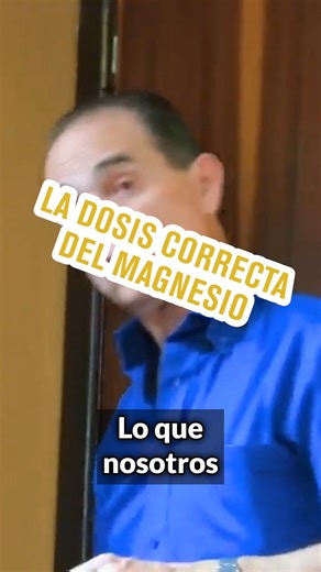 145K views · 5.6K reactions | Esta es la dosis correcta de magnesio. #Magnesio #Metabolismo #FrankSuarez | Frank Suárez | Facebook