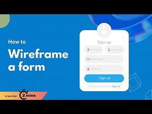 Wireframe a Form in Less Than 2 Minutes