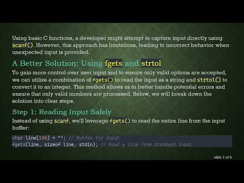 Preventing Errors in User Input with C: A Guide to Handling Mixed Types