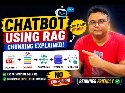Build an AI Chatbot using RAG | Chunking Explained in Simple Language | LangChain Tutorial
