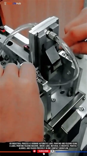 Innovation Label Printing Folding Machine for Fast Packaging Output #tech
