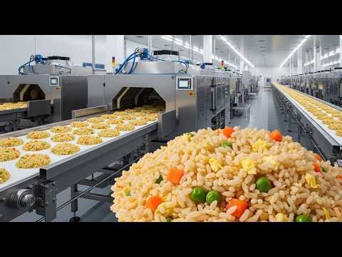 Inside China’s Frozen Fried Rice Factory