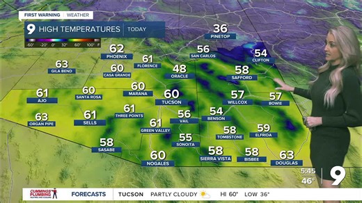 Cool and breezy for one more day