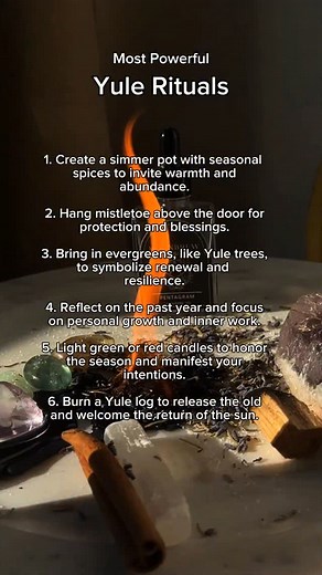 Yule is on the 21st of December and celebrate the winter solstice with the longest night of the year. I have created this list of easy rituals you can do to celebrate and manifest during this holiday ✨ Comment “Yule” to claim it witches. #yule #yuletide #yulelog #yuleria #yuleritual #yulerituals #yulecelebration #yule2024 #yulealtar #yuletideseason #yuleblessings #yulegoat #yuletideblessings #witchcraft #witchcrafting | MoonBrew Magic