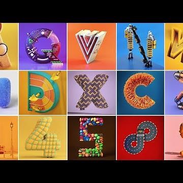 ABCD Animated Alphabets - 36days of type 2022. A to Z Alphabets Animation