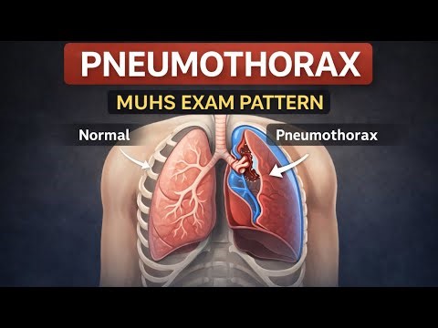 Pneumothorax Explained in MUHS Exam Pattern | Definition, Causes & Management