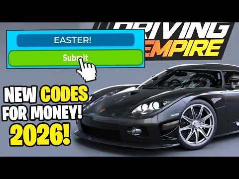 *NEW* ALL WORKING CODES FOR DRIVING EMPIRE IN 2026! ROBLOX DRIVING EMPIRE CODES