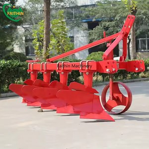 [Hot Item] Farrow Plough Hand-Driven Small Tractor Plow for Turning Over Earth Ridges and Weeds Other Agricultural Machinery