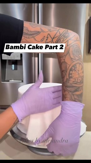 #bambicake #part2 #cakedecorating #bambibabyshower | Cakes by Alejandra