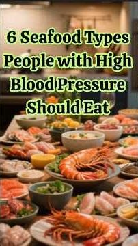 6 Seafood Types People with High Blood Pressure Should Eat. #shorts