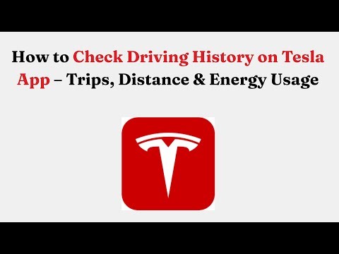 How to Check Driving History on Tesla App – Trips, Distance & Energy Usage