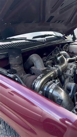 Sub for the after on this twin turbo single cab monster! #duramaxdiesel #racetruck #twinturbo #lb7