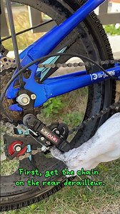 How to Fix a Dropped Bike Chain in 2 Minutes | Easy DIY Guide for Beginners #cycle #cycling #biker