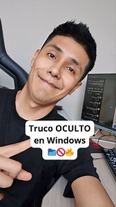 617K views · 7.8K reactions | Truco OCULTO de Windows #tips #tecnologia #windows #computadora #pc | Eduardo Jaico | Facebook