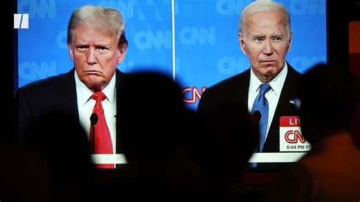 14K views · 147 reactions | The first debate between President Joe Biden & former President Donald Trump set off alarm bells around the country. | HuffPost | Facebook