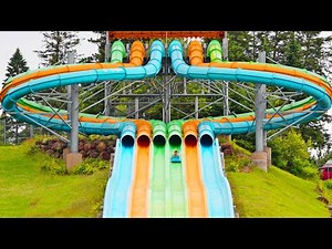 Intense TURBO 6 Water Slide at Village Vacances Valcartier