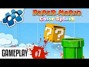 Paper Mario Color Splash : Tutoriel de Combat (Gameplay Part 7)