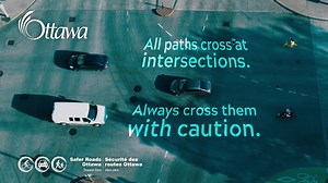 5.7K views · 102 reactions | Vehicles, motorcyclists, cyclists and pedestrians all meet at intersections. Always cross them with caution. https://bit.ly/3E9xk0o | City of Ottawa | Facebook