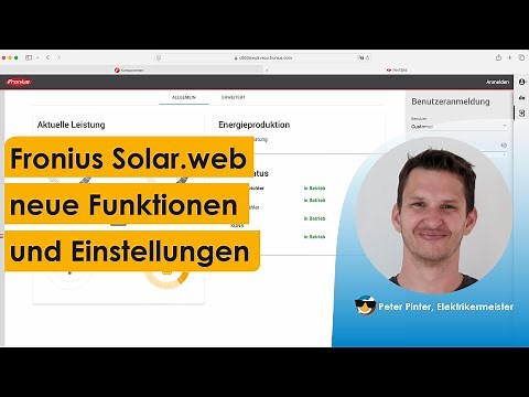 Fronius Solar.web neue Funktionen und Einstellungen