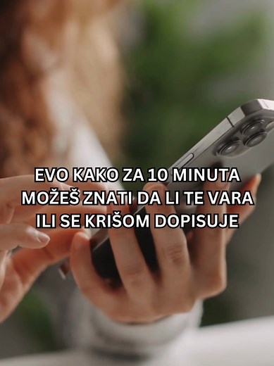 Proveri da li te vara uz besplatnu aplikaciju