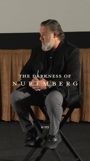 Being in a dark humble environment helped Russell Crowe immerse himself into the role daily. #NurmebergFilm now playing in theaters nationwide | Nuremberg - Film