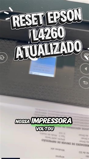 Epson L4260 Error E-11 Ink Pad RESET UPDATED 100% #printer #epson #it #pc