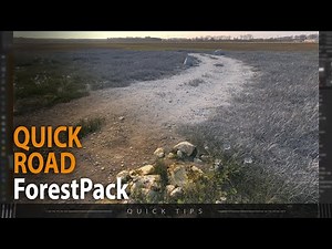 ForestPack - Quick procedural road