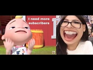 SSSniperwolf reacts to COCOMELON