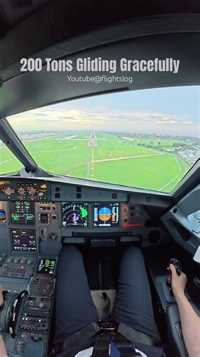 200 Tons Gliding Gracefully #aviation #airbus #landing