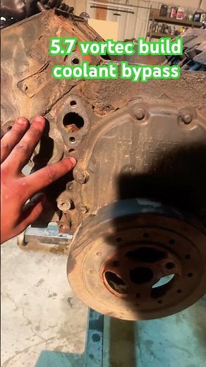 5.7 Chevy vortec build coolant bypass