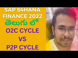 (తెలుగు లో) Comparison between (SD) O2C Cycle & P2P Cycle in Telugu |SAP FICO Tutorial |SD Cycle